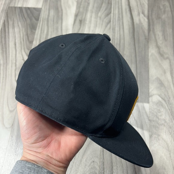 Vans Of The Wall EST 1966 Baseball Cap Mens Black Adjustable Snapback Flat Bill - Picture 4 of 6